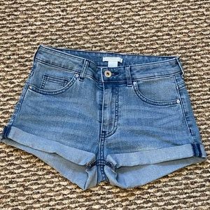 H&M denim shorts.